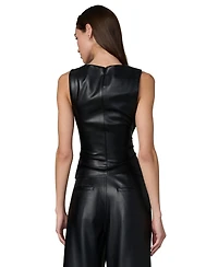 Joe's Jeans Women's The Meg Ruched Sleeveless Top