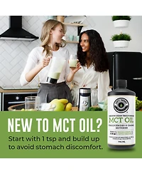 Left Coast Performance Coconut Mct Oil, C8 and C10, Unflavored, 32 Fluid Ounce