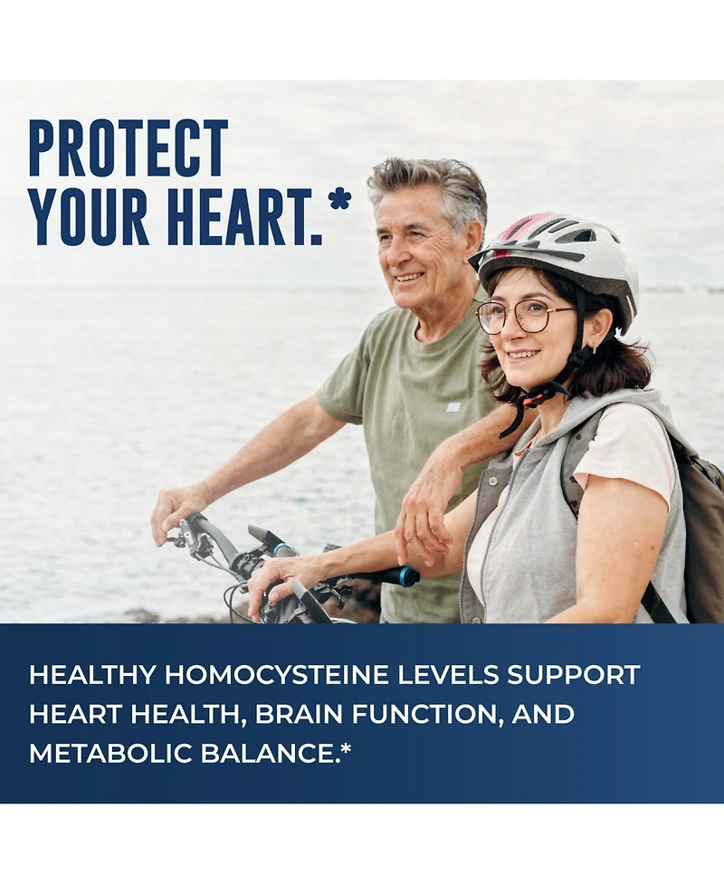 Left Coast Performance Homocysteine Support Capsules with Methylated B Complex Vitamins and Tmg, 60 Count