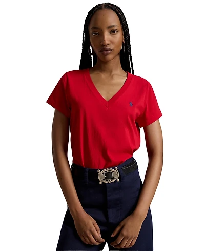 Polo Ralph Lauren Women's V-Neck Short-Sleeve T-Shirt