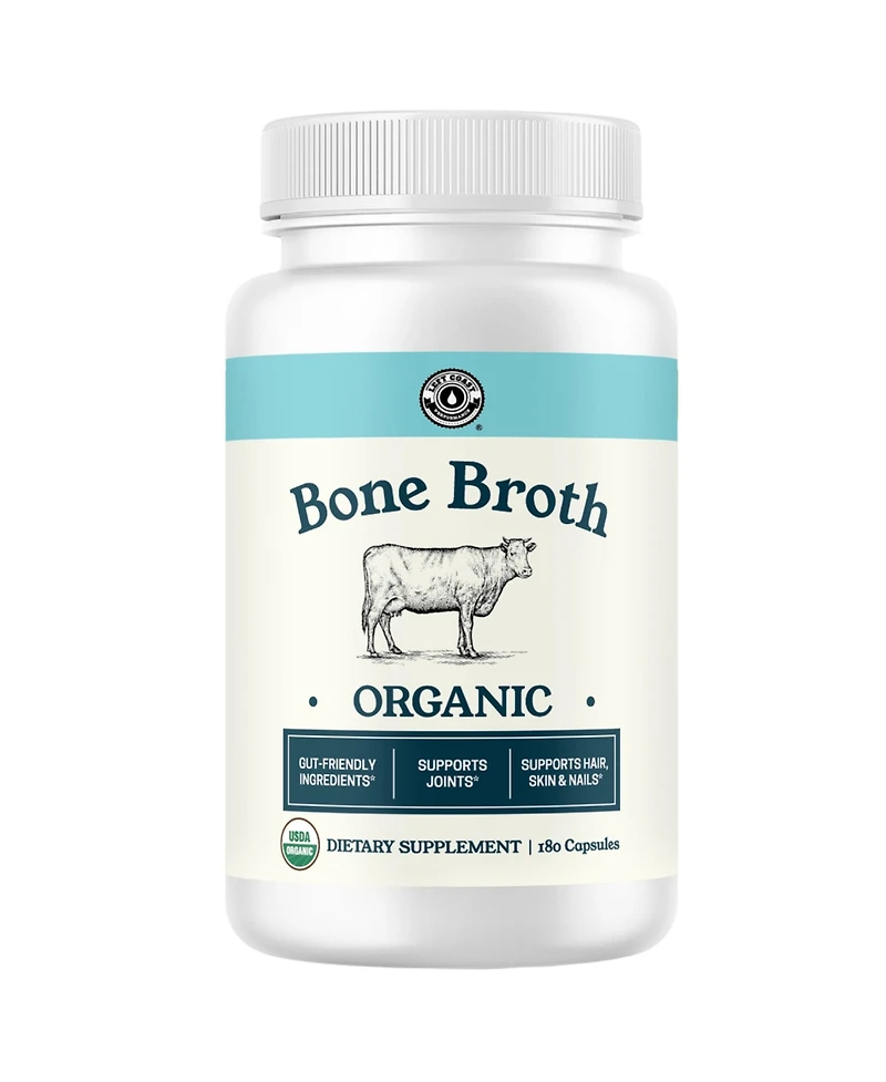 Left Coast Performance Bone Broth Capsules, 180 Count