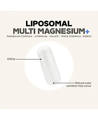 Codeage Liposomal Multi Magnesium Plus, Glycinate Malate Taurate Complex, B6, Folate, Boron, 90 Count