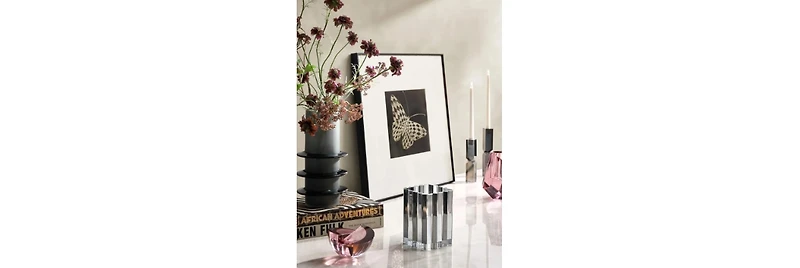Z Gallerie Bande Crystal Glass Vase