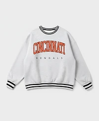 Gameday Couture Women's Cincinnati Bengals Oversized Pullover Sweatshirt