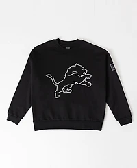 Gameday Couture Women's Detroit Lions Bold Move Oversized Dropped-Shoulder Sweatshirt