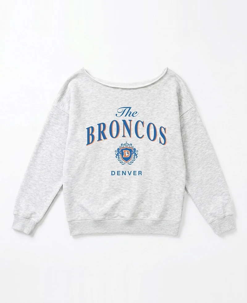 Gameday Couture Women's Offsides Energy Off-Shoulder Graphic Sweatshirt