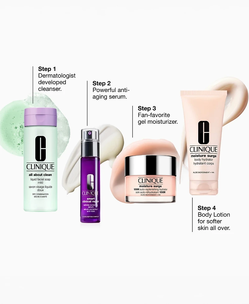 Clinique 9-Piece Get Ready Makeup & Skincare Gift Set