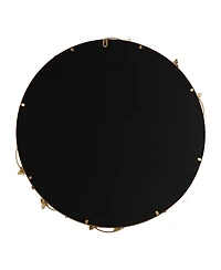 Kate and Laurel Rosella Floral Wall Mirror Metal