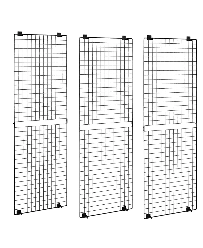 Yobtop 3-Pack Grid Wall Panels