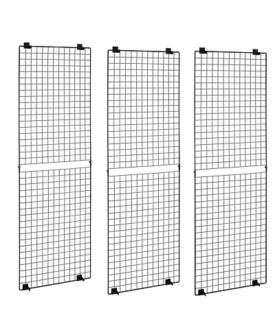 Yobtop 3-Pack Grid Wall Panels