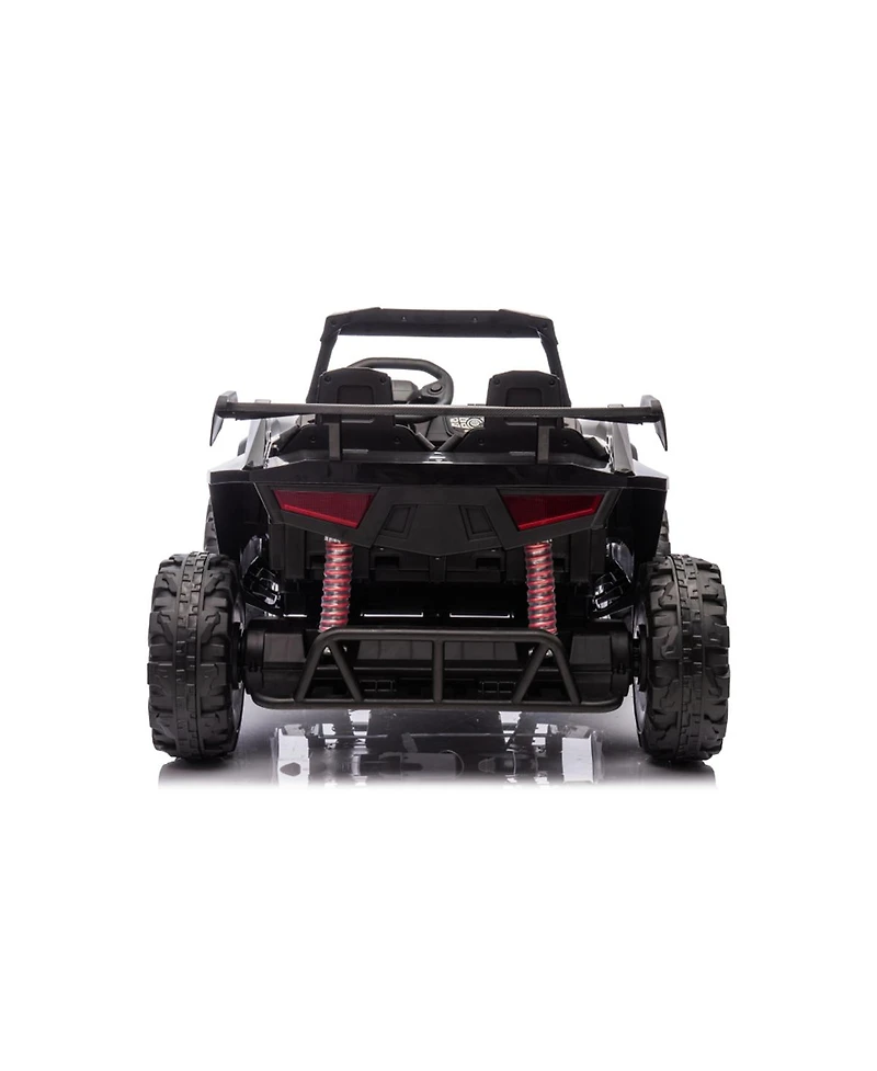 Yobtop 24V 2-Seater 4x4 Off-Road Ride-On Utv with Parent Remote Control, Ages 3+