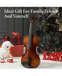 Yobtop Professional 4/4 Full Size Violin Set