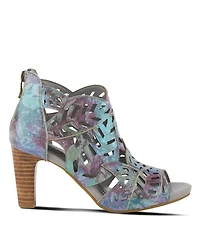 L'Artiste Women's Spring Step Amora Cage Bootie with Side Zipper