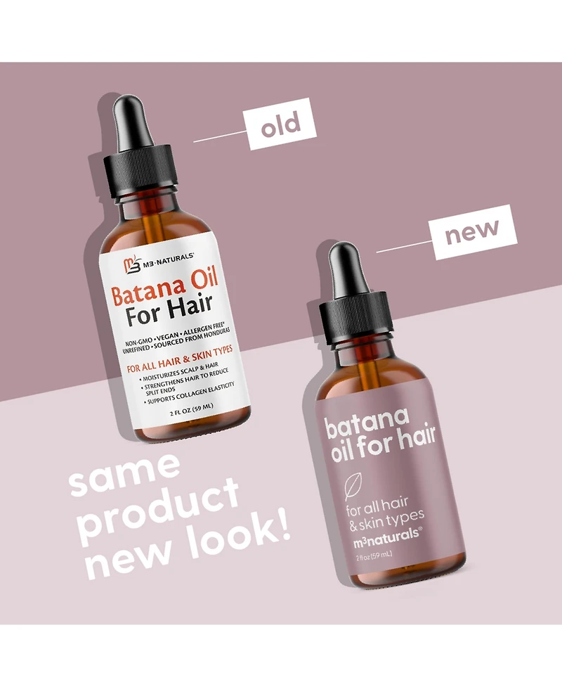 M3 Batana Oil Unrefined Batana Oil for Hair and Skin Supports Healthy Skin and Collagen Production Pure Batana