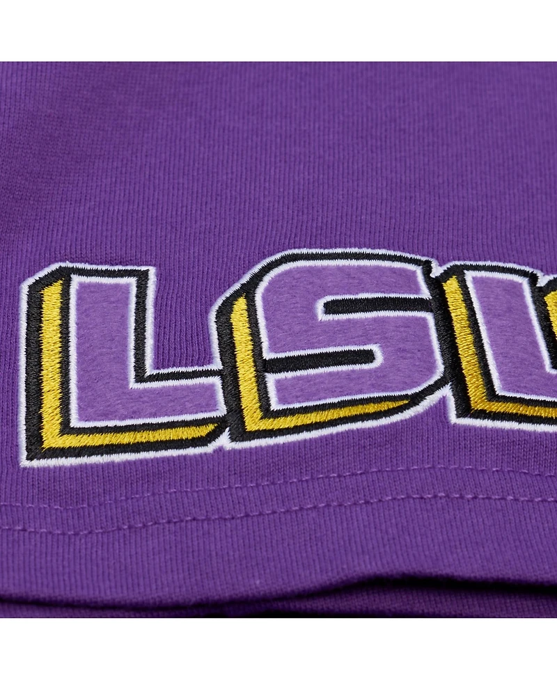 Mitchell & Ness Men's Purple Lsu Tigers Double Clutch Premium T-Shirt