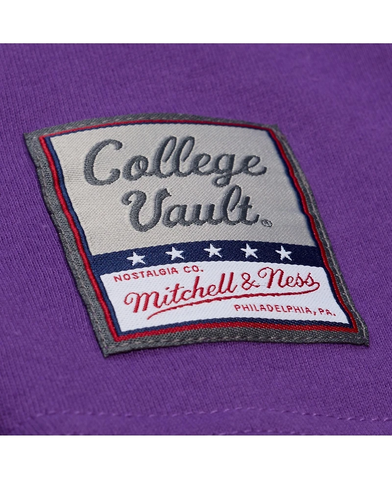 Mitchell & Ness Men's Purple Lsu Tigers Double Clutch Premium T-Shirt