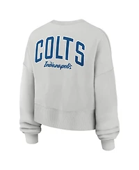 Nike Women's Gray Indianapolis Colts Oversized Primetime Phoenix Fleece Sweatshirt