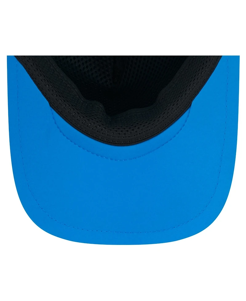 New Era Men's Blue Detroit Lions 2026 Sideline Apex 9FORTY Adjustable Trucker Hat
