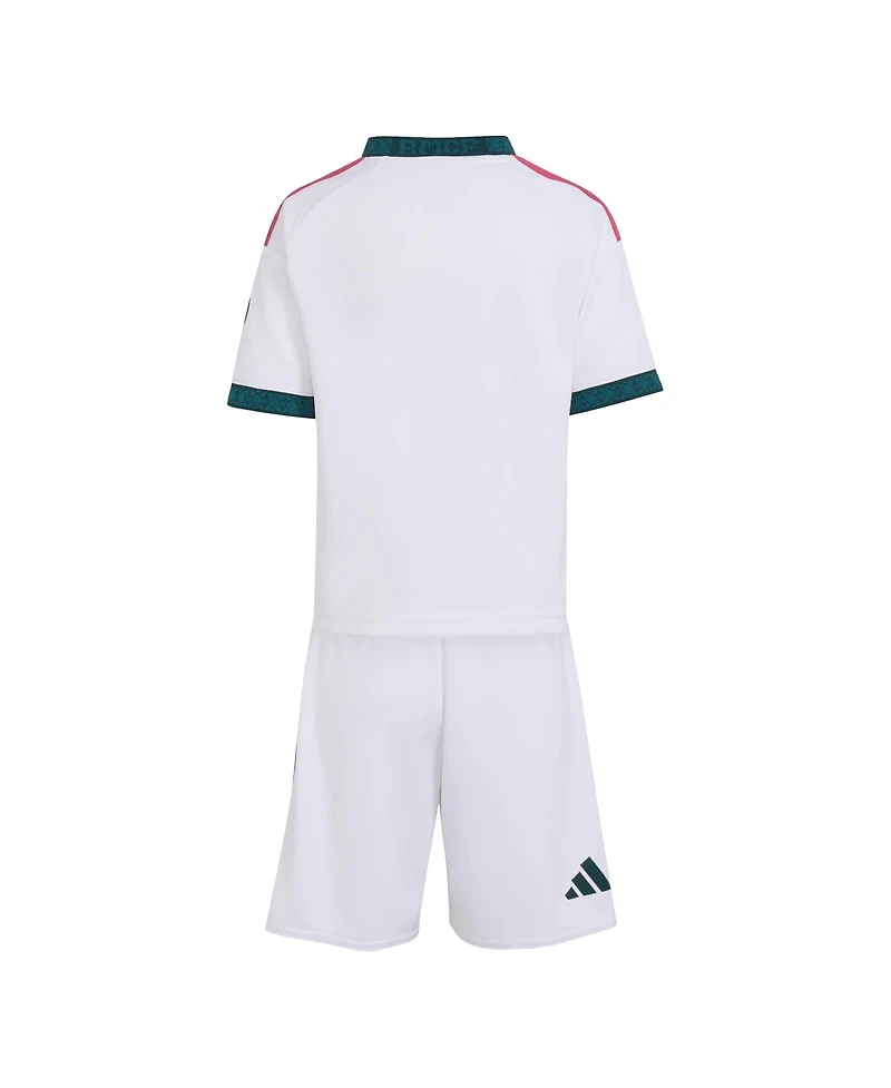 Adidas Toddler White Real Madrid Replica Kit Set