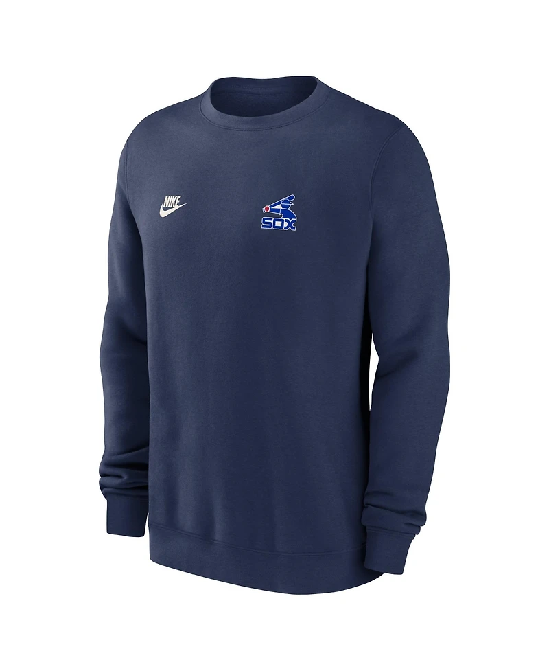 Nike Men's Navy Chicago White Sox Cooperstown Diamond Sweatshirt