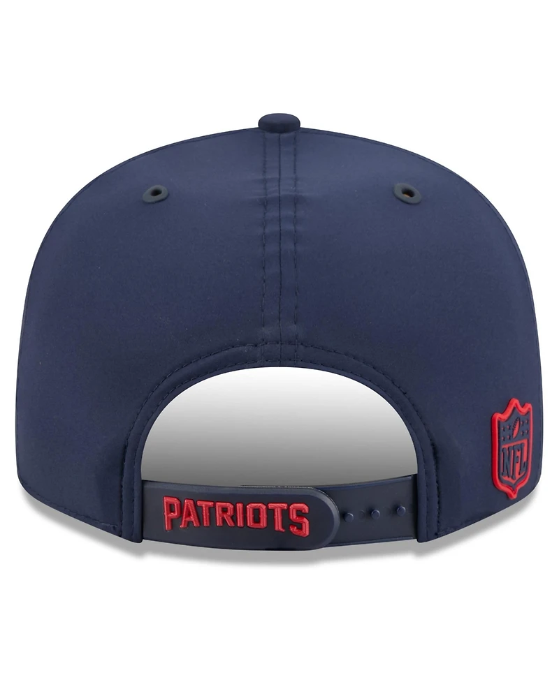 New Era Men's Navy New England Patriots 2026 Sideline 9FIFTY Snapback Hat