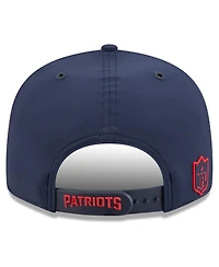 New Era Men's Navy New England Patriots 2026 Sideline 9FIFTY Snapback Hat