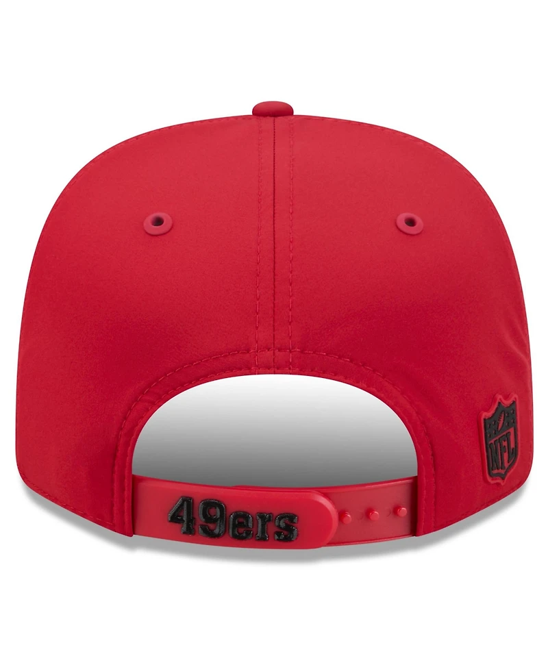 New Era Men's Scarlet San Francisco 49ers 2026 Sideline Throwback 9SEVENTY Adjustable Hat