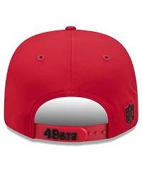 New Era Men's Scarlet San Francisco 49ers 2026 Sideline Throwback 9SEVENTY Adjustable Hat
