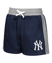 Outerstuff Big Boys and Girls 2-piece Navy New York Yankees League Short Stop T-Shirt Shorts