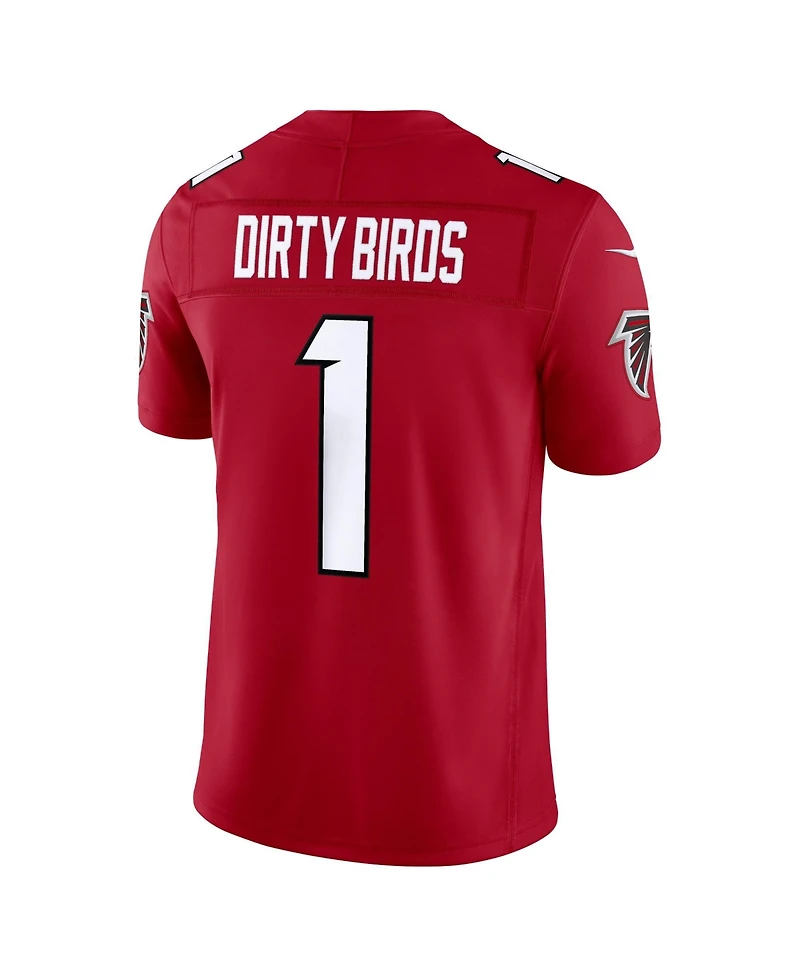 Nike Men's Dirty Birds Red Atlanta Falcons Team Vapor F.u.s.e. Stitched Limited Jersey