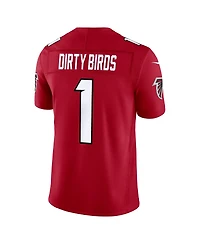 Nike Men's Dirty Birds Red Atlanta Falcons Team Vapor F.u.s.e. Stitched Limited Jersey