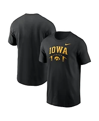 Nike Men's Black Iowa Hawkeyes Primetime Football Icon T-Shirt