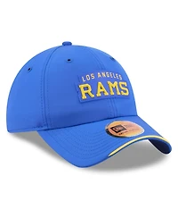 New Era Men's Royal Los Angeles Rams 2026 Sideline Throwback Casual Classic Adjustable Hat