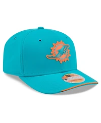 New Era Men's Aqua Miami Dolphins 2026 Sideline 9SEVENTY Adjustable Hat