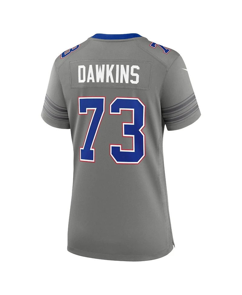 Nike Women's Dion Dawkins Gray Buffalo Bills Nickel City Game Jersey