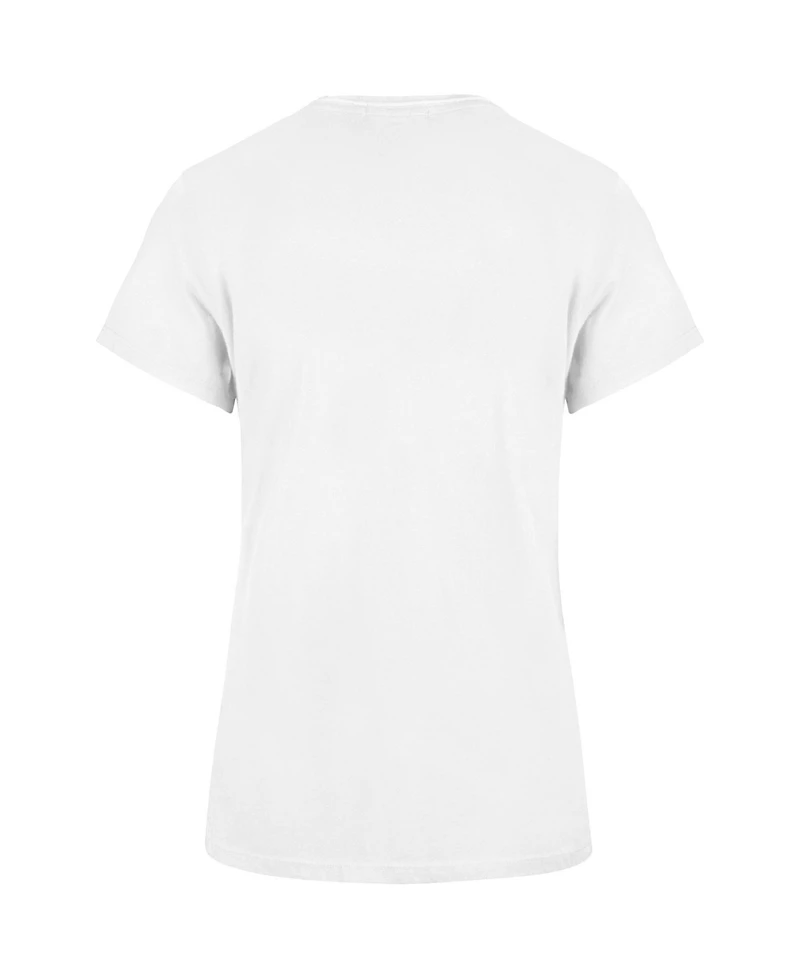 47 Brand Women's White Minnesota Lynx Logo Lockup V-Neck Plus T-Shirt