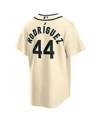 Nike Men's Julio Rodriguez Cream Seattle Mariners Alternate Replica Jersey