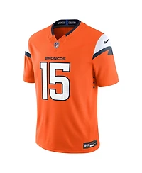 Nike Men's Nik Bonitto Orange Denver Broncos Team Vapor F.u.s.e. Stitched Limited Jersey