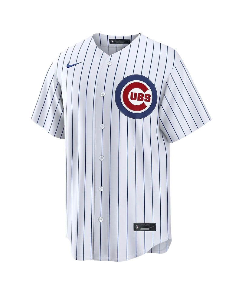 Nike Men's Nico Hoerner White Chicago Cubs Home Replica Jersey