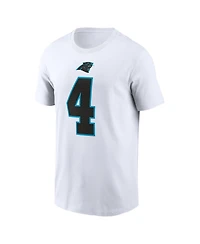 Nike Men's Tetairoa McMillan White Carolina Panthers Name Number T-Shirt