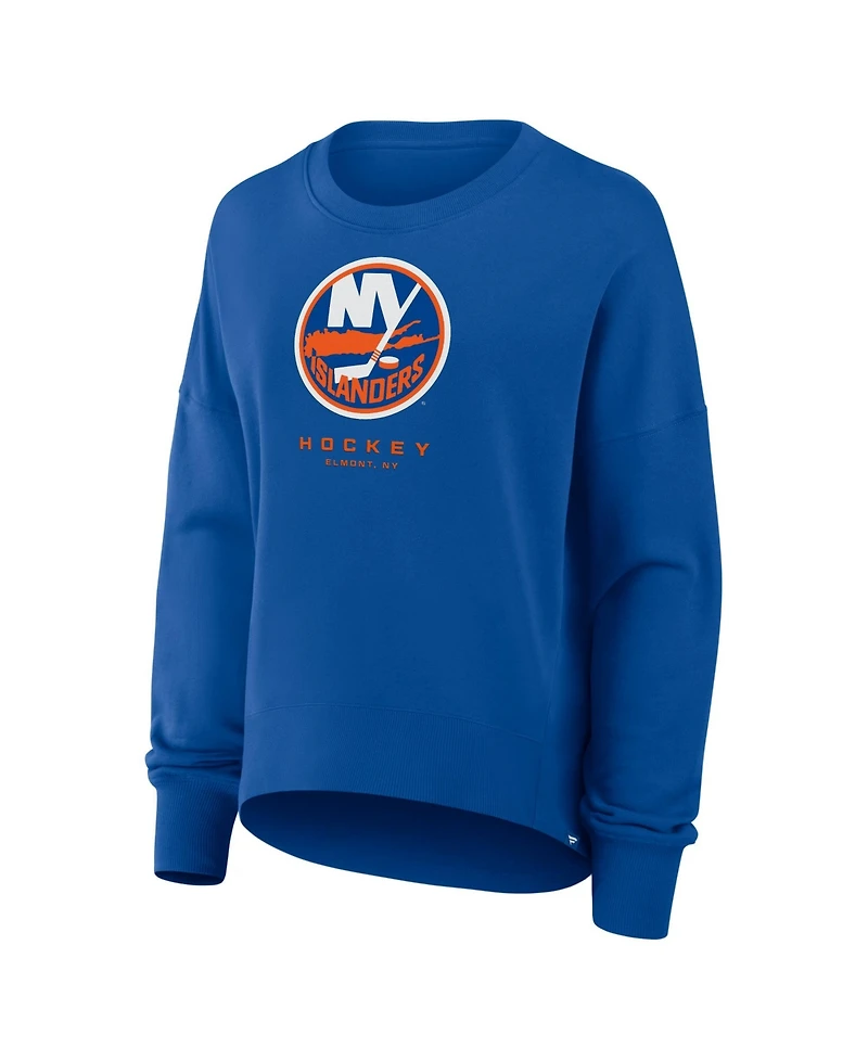 Fanatics Women's Royal New York Islanders Oversized Breakaway Sweatshirt