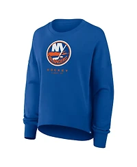 Fanatics Women's Royal New York Islanders Oversized Breakaway Sweatshirt