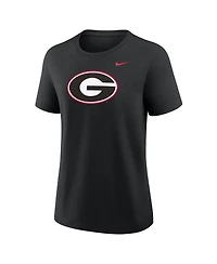 Nike Women's Black Georgia Bulldogs Primary Logo T-Shirt