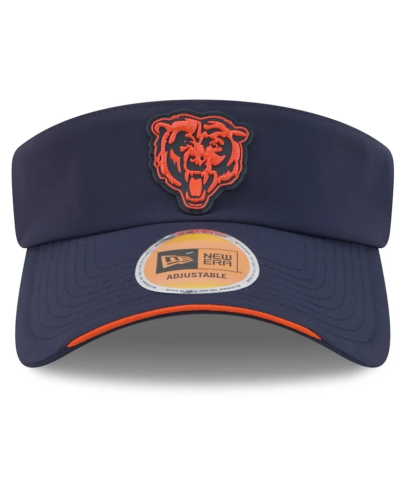 New Era Men's Navy Chicago Bears 2026 Sideline Adjustable Visor Hat