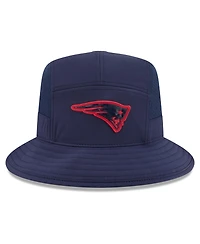 New Era Men's Navy New England Patriots 2026 Sideline Bucket Hat