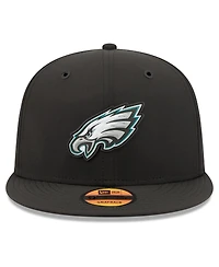 New Era Men's Black Philadelphia Eagles 2026 Sideline 9FIFTY Snapback Hat