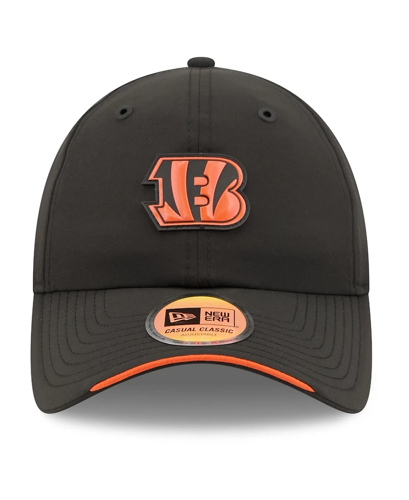 New Era Men's Black Cincinnati Bengals 2026 Sideline Casual Classic Adjustable Hat