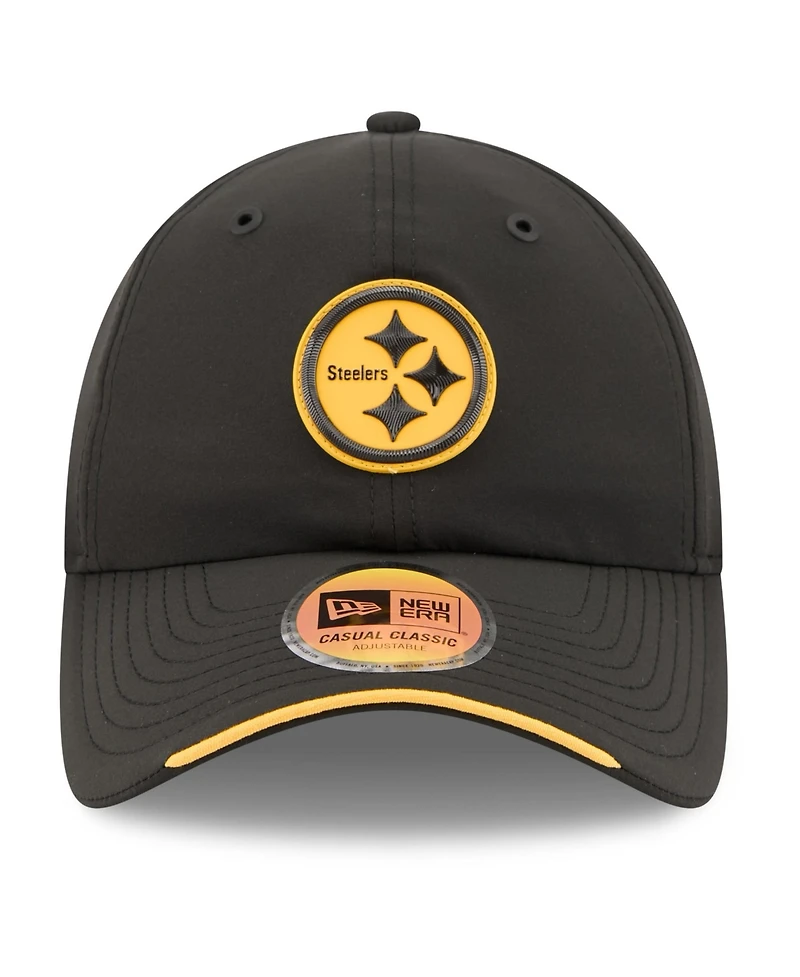 New Era Men's Black Pittsburgh Steelers 2026 Sideline Casual Classic Adjustable Hat