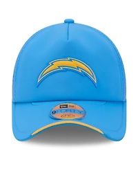 New Era Men's Powder Blue Los Angeles Chargers 2026 Sideline Apex 9FORTY Adjustable Trucker Hat