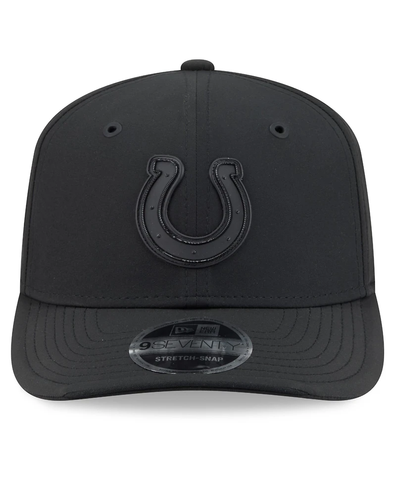New Era Men's Black Indianapolis Colts 2026 Sideline 9SEVENTY Adjustable Hat